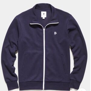 Flint Park Men's Deluxe Navy Zipper Front Court Jacket Size XL NWT